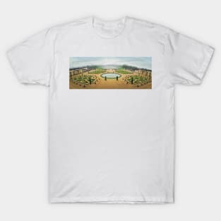 Versailles Gardens Panorama T-Shirt